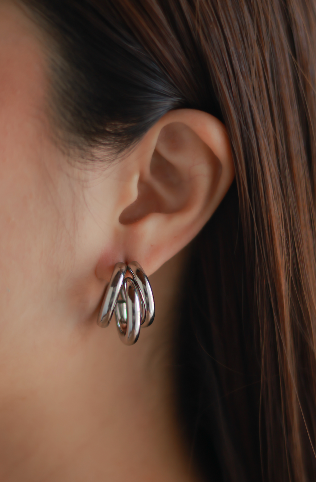 Triple Hoop Earrings
