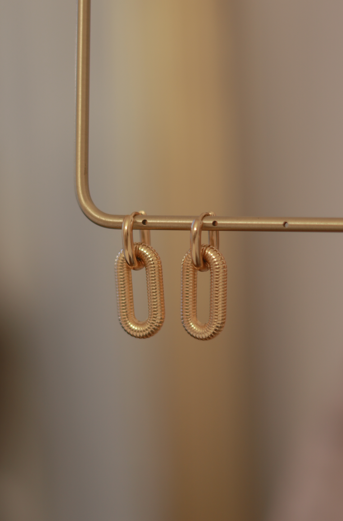 Chunky Link Chain Earrings