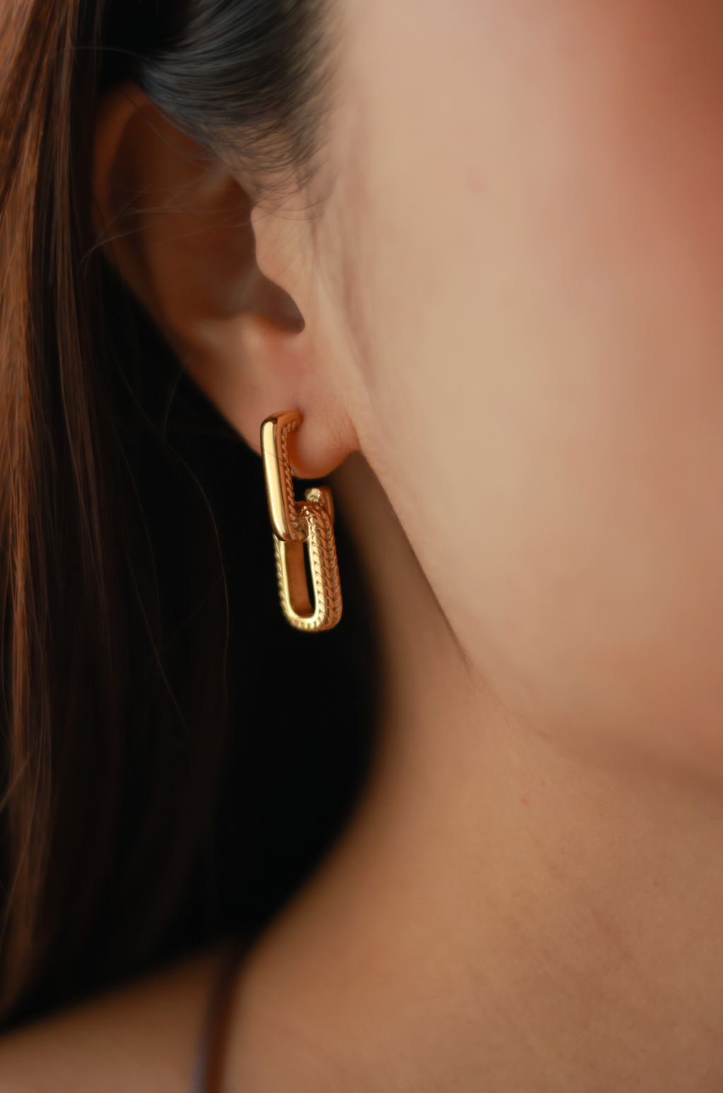 Dangle Paperclip Earrings