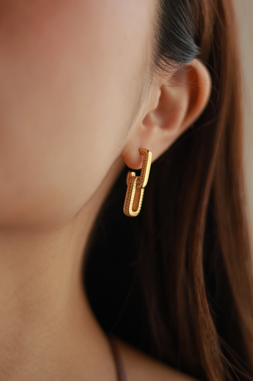 Dangle Paperclip Earrings