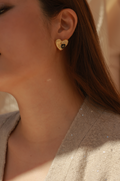 Diamond Heart Earrings