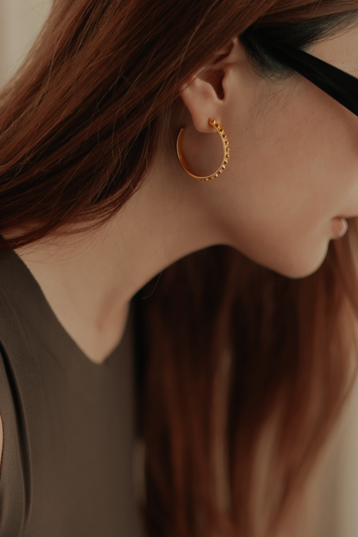Rockstud Hoops