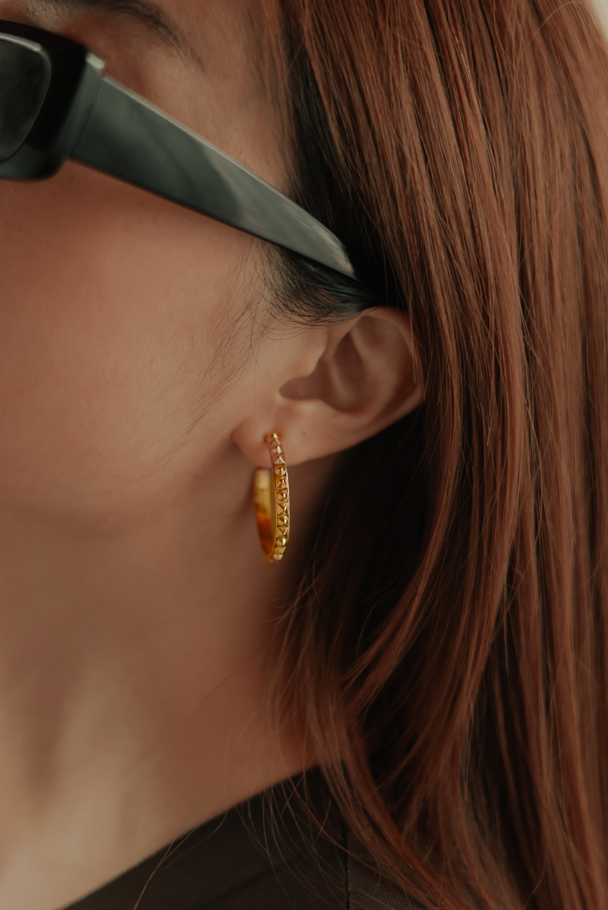 Rockstud Hoops