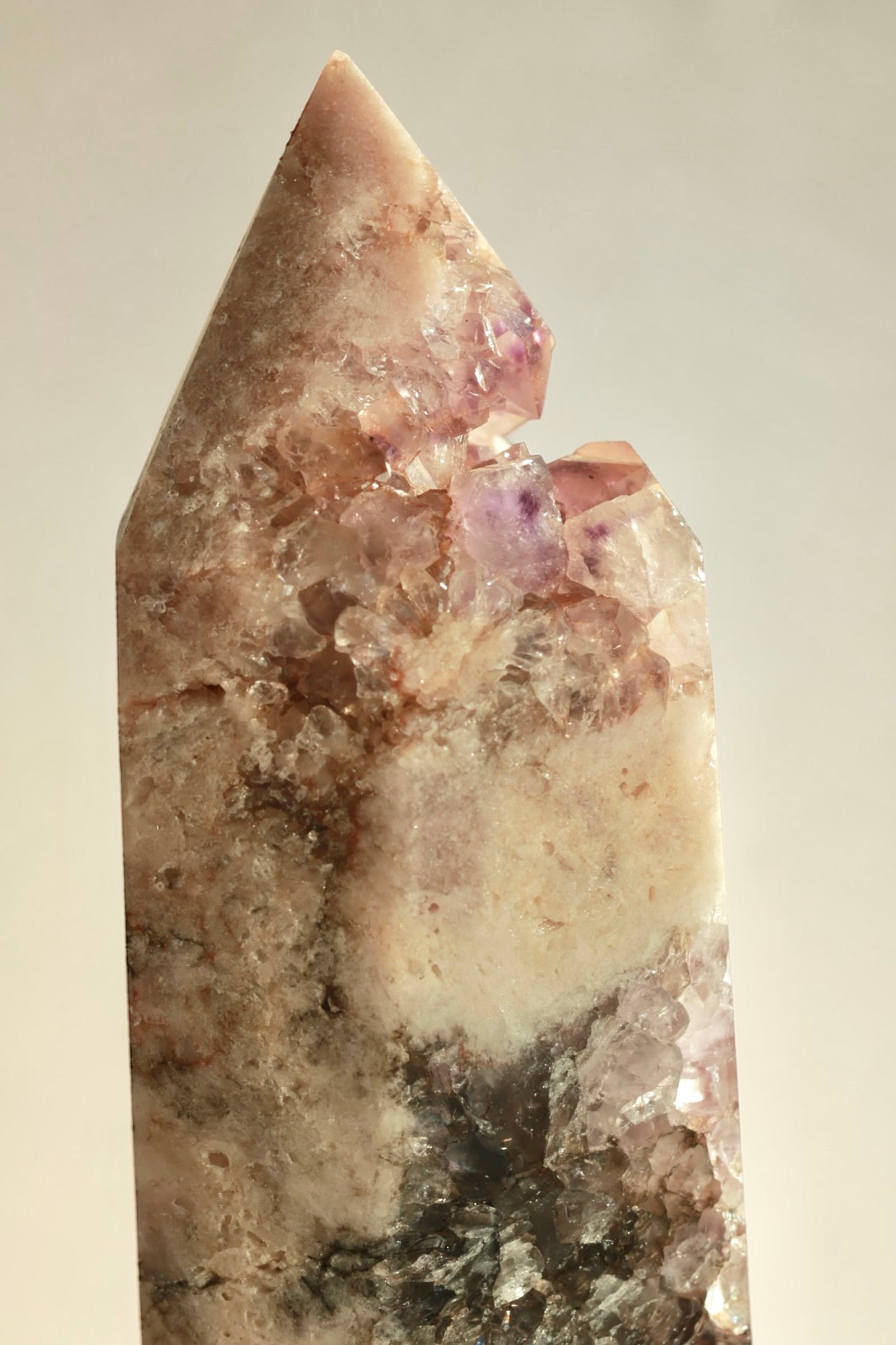 Brazil Druzy Agate Crystal Point  F