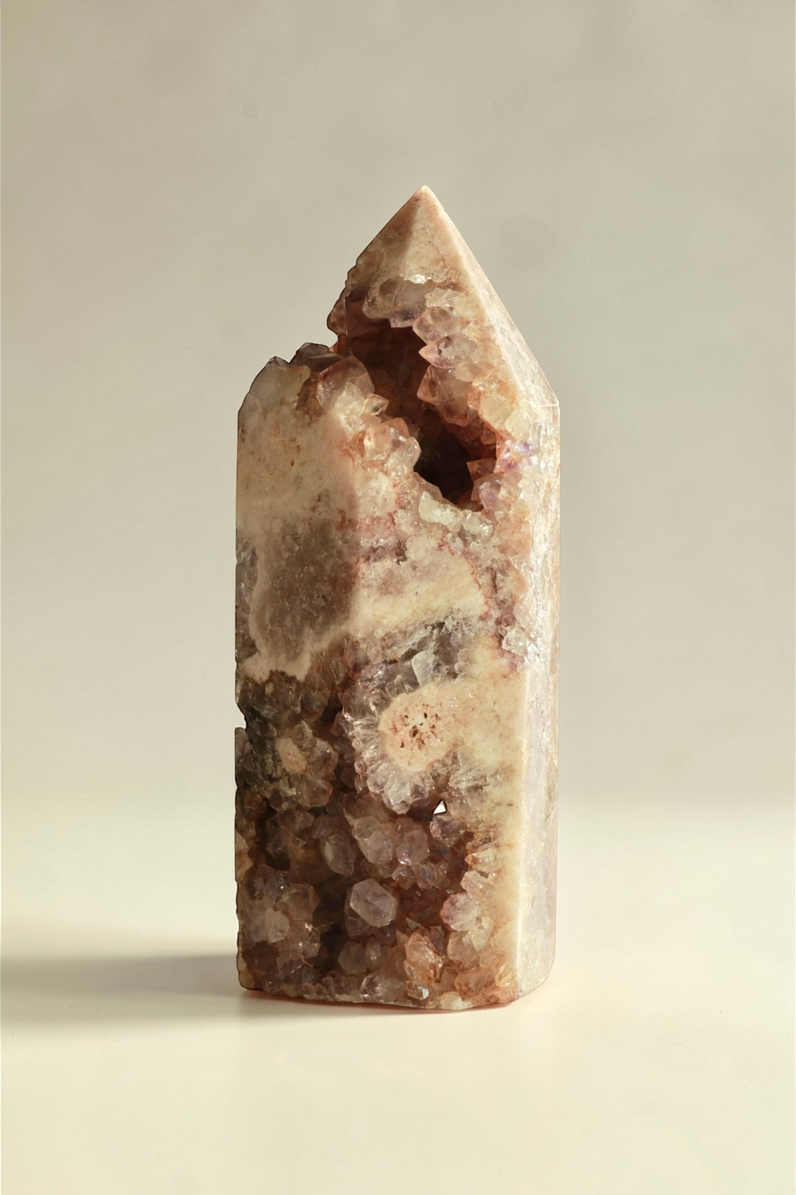 Brazil Druzy Agate Crystal Point  F