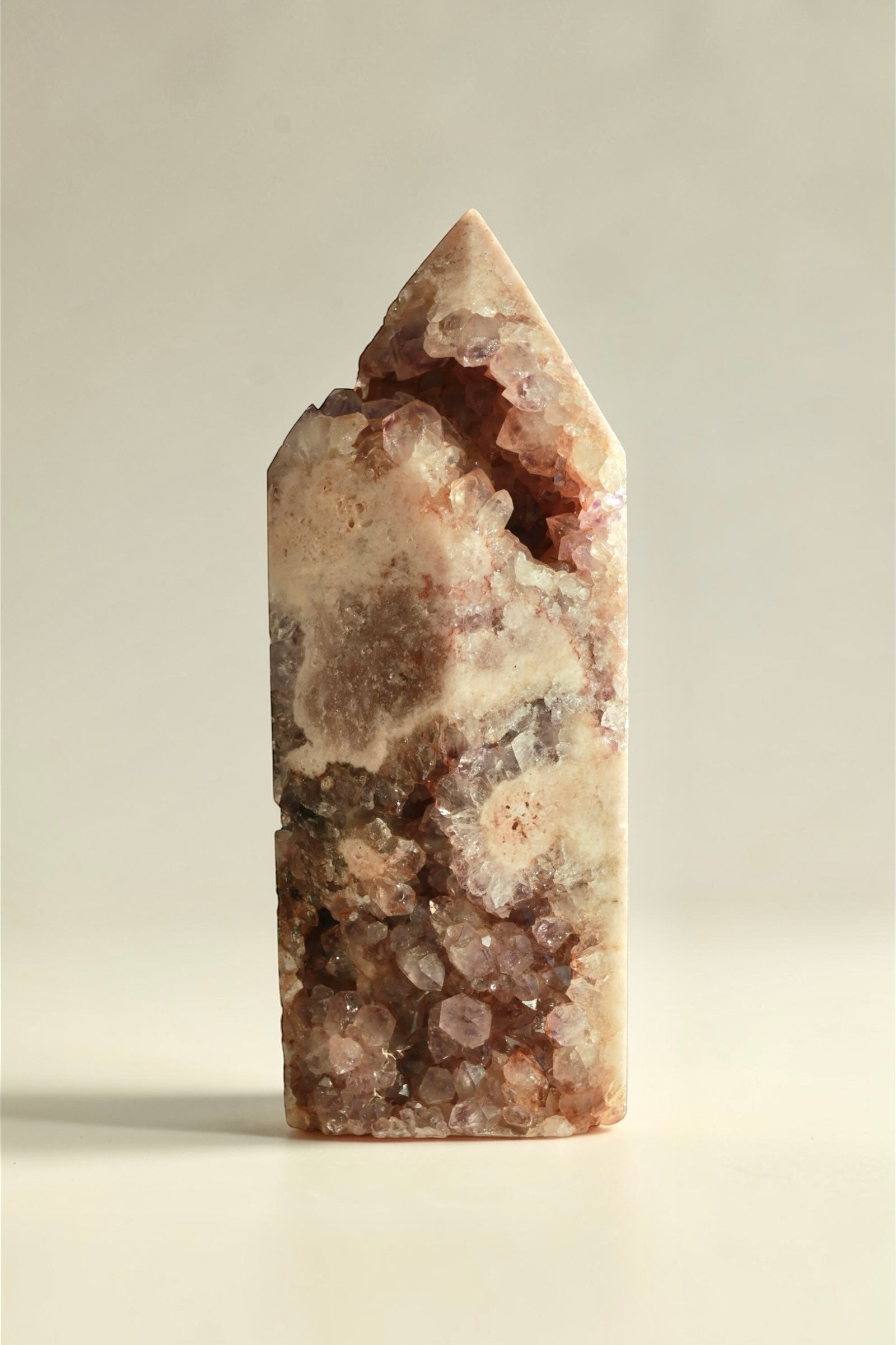 Brazil Druzy Agate Crystal Point  F