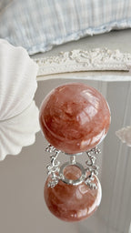 Fire Quartz Crystal Sphere