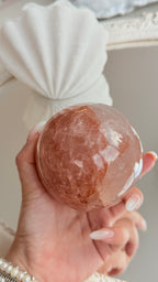Fire Quartz Crystal Sphere
