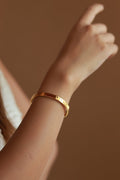 Dainty Hammered Bangle
