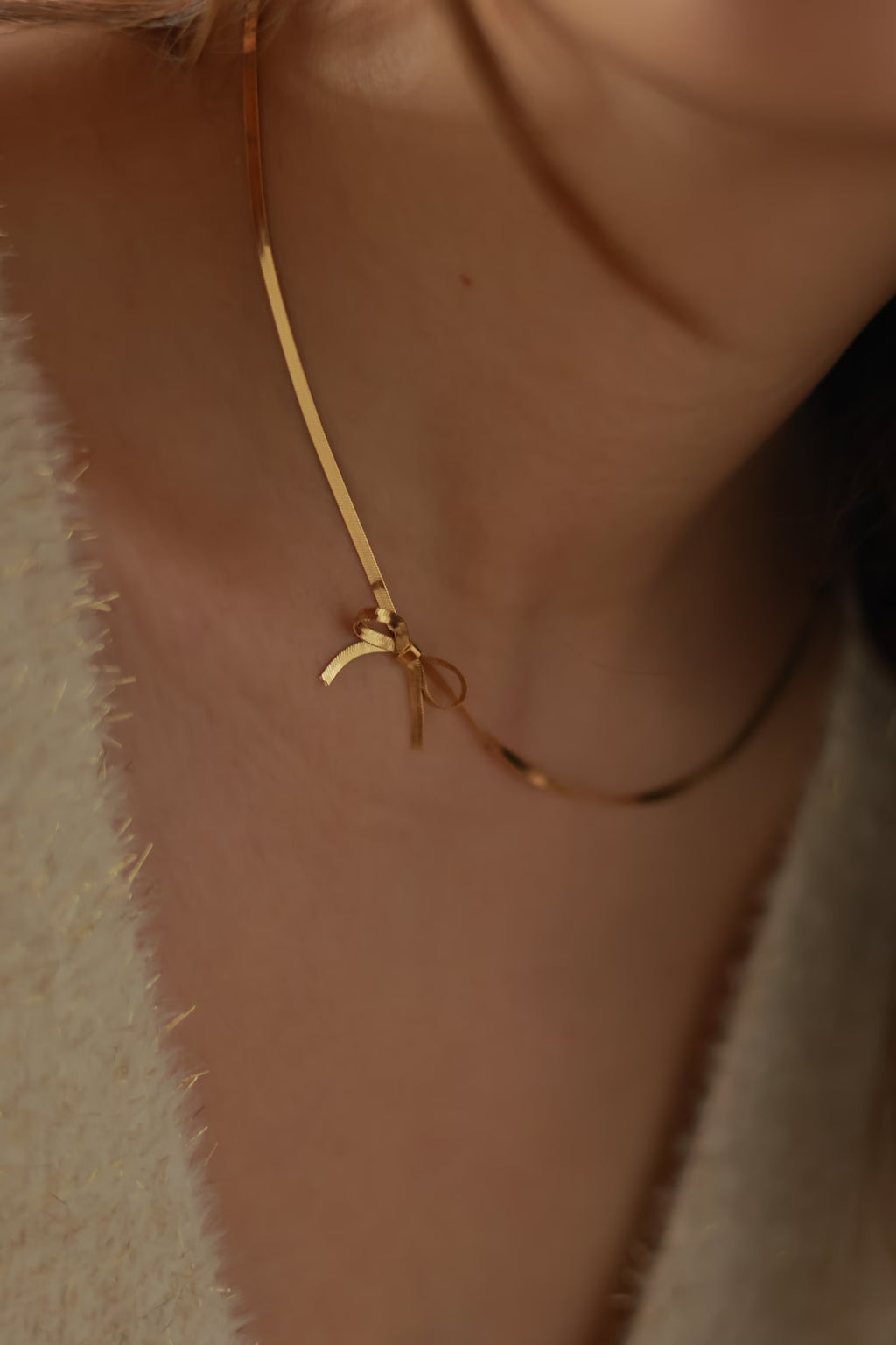 Balletcore  Bow Necklace