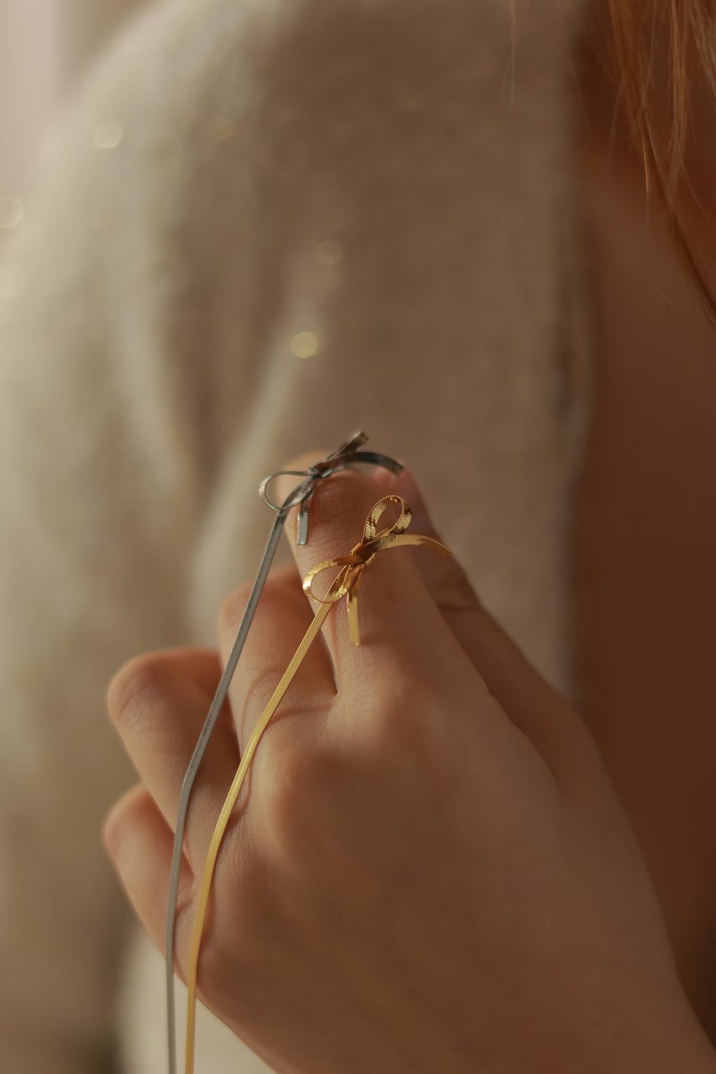 Balletcore  Bow Necklace