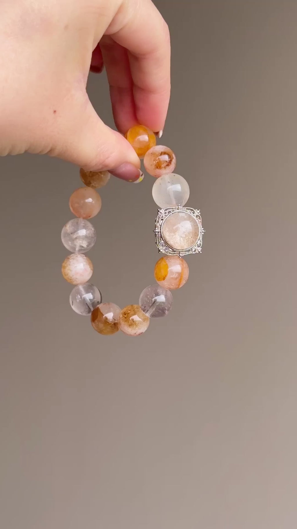 Mixed Hematoid Quartz Bracelet