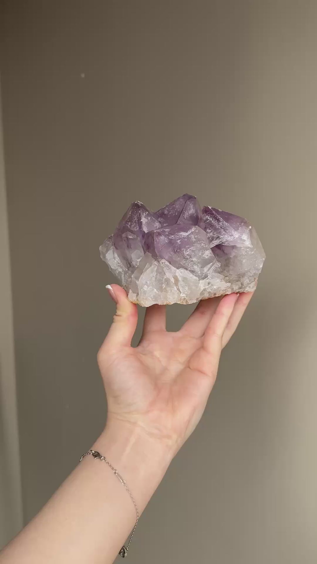 Rare Lavender Amethyst Cluster (Large)