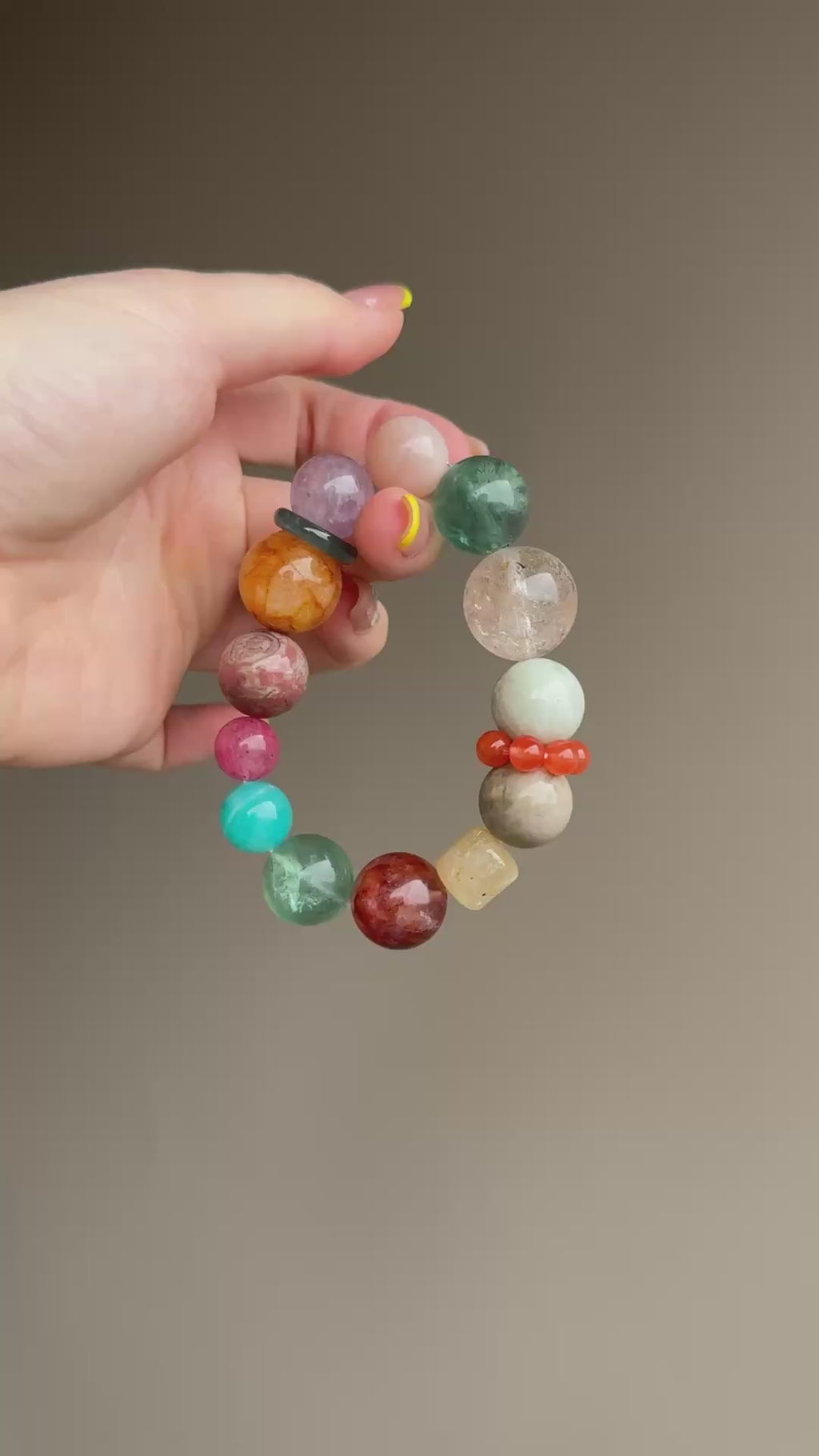 Mixed Colorful Crystal Bracelet