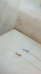 Balletcore  Bow Necklace