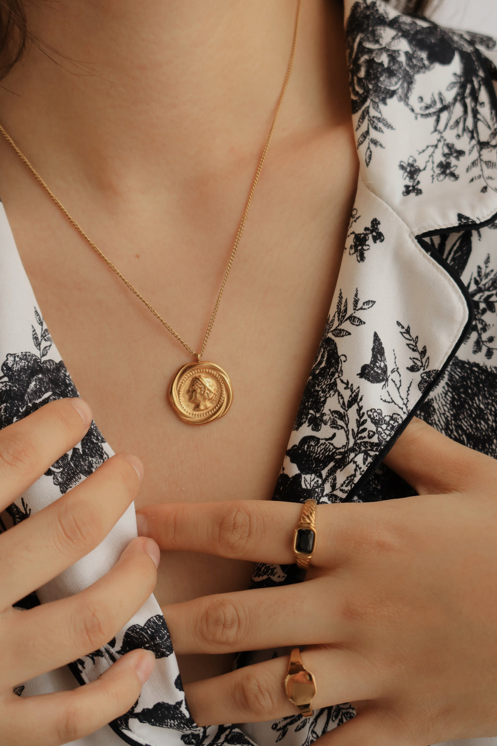 Queen Elizabeth Coin Necklace