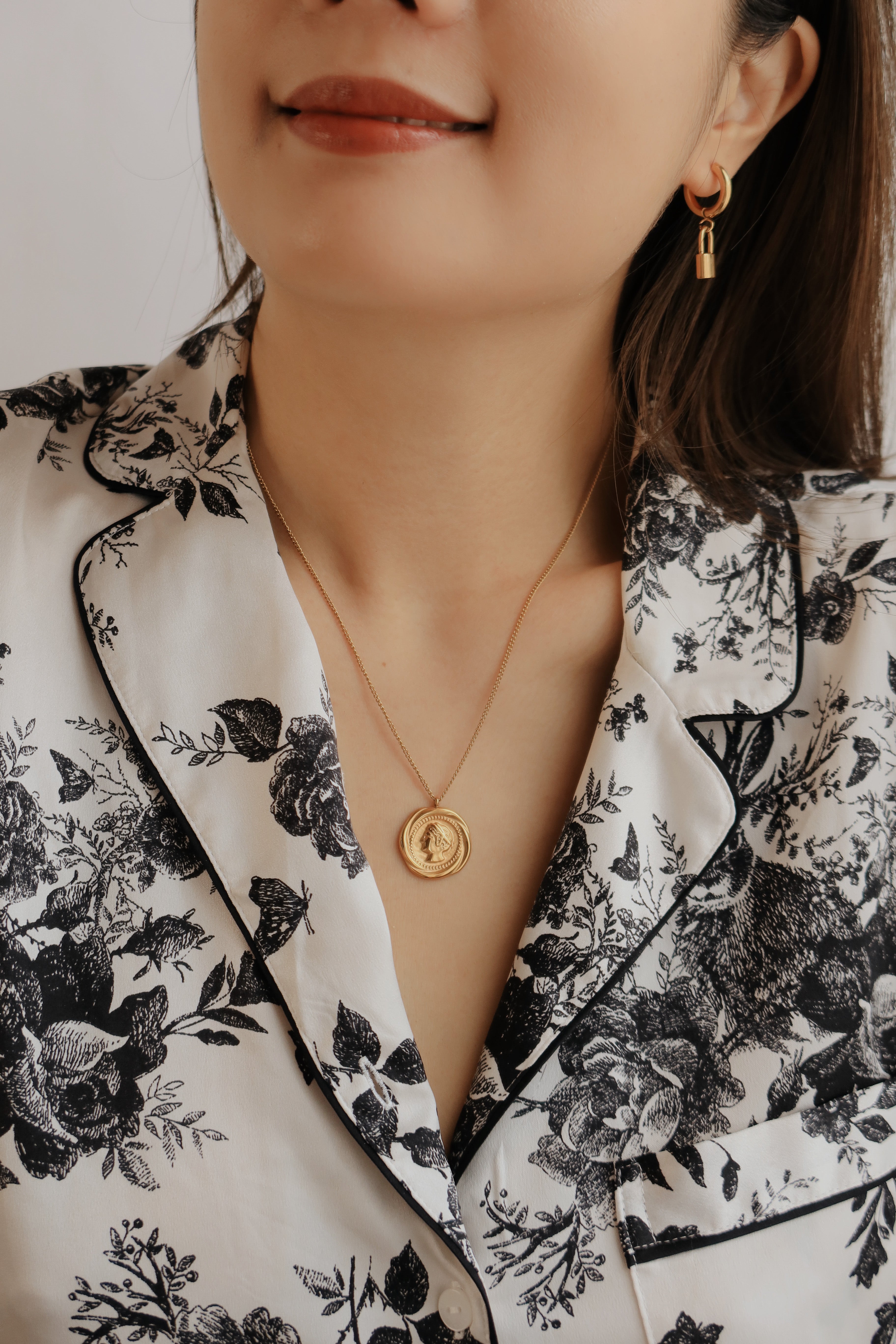 Queen Elizabeth Coin Necklace