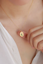 Pink Tulip Necklace