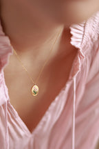 Pink Tulip Necklace