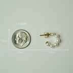 Baby Pearl Hoops