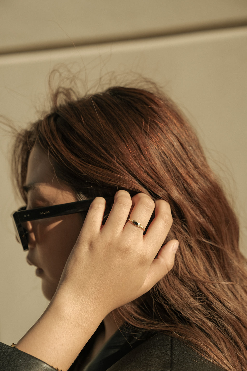 Blackgem Evil Eye Ring