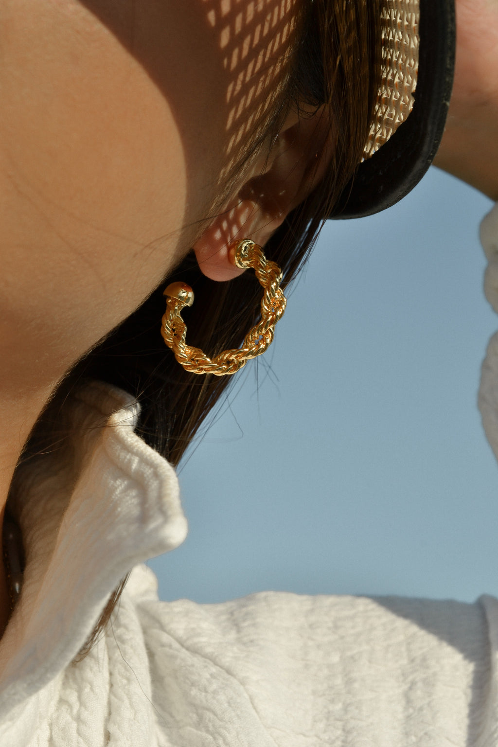 Rope Chain Hoops