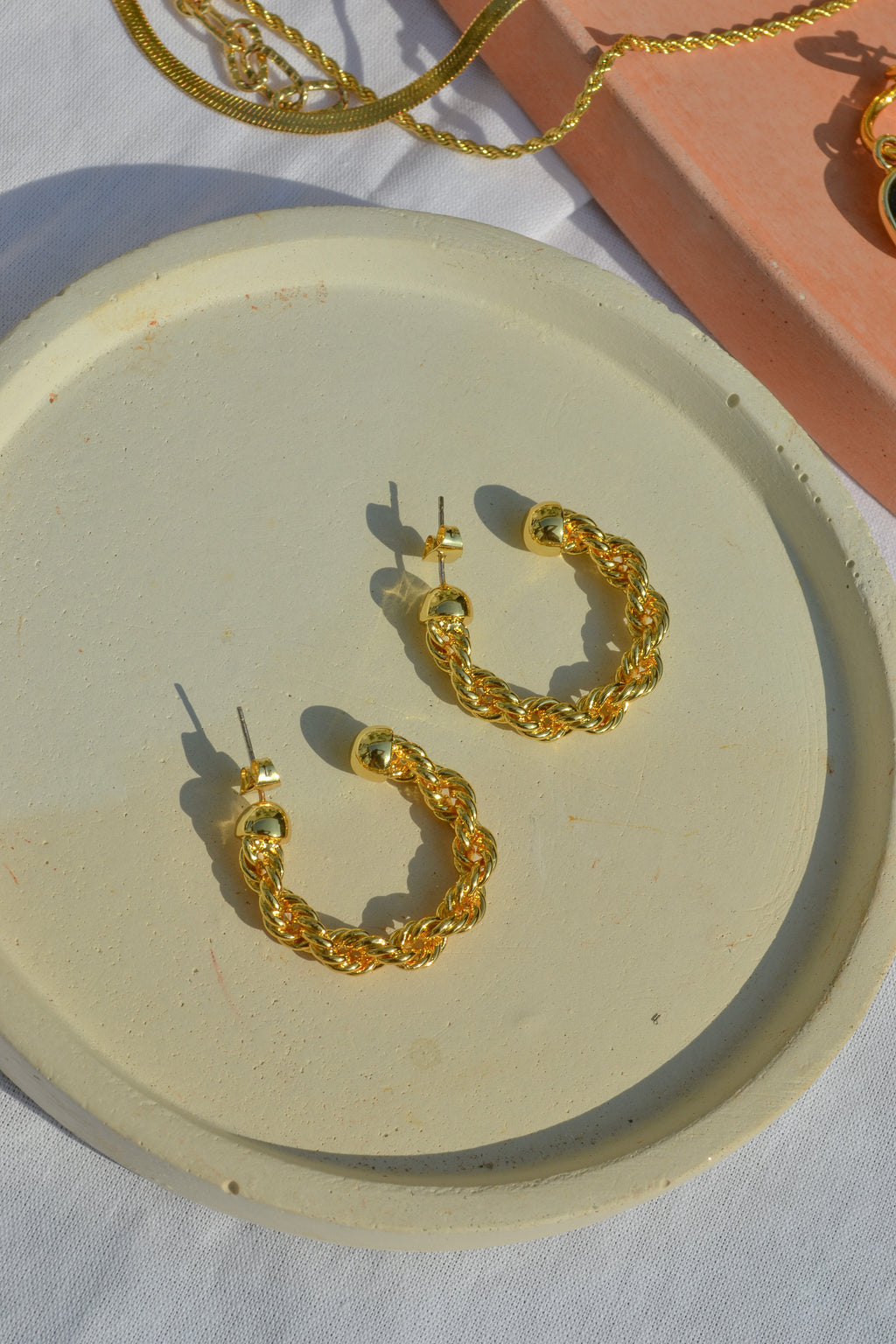Rope Chain Hoops