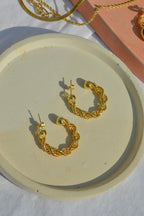 Rope Chain Hoops