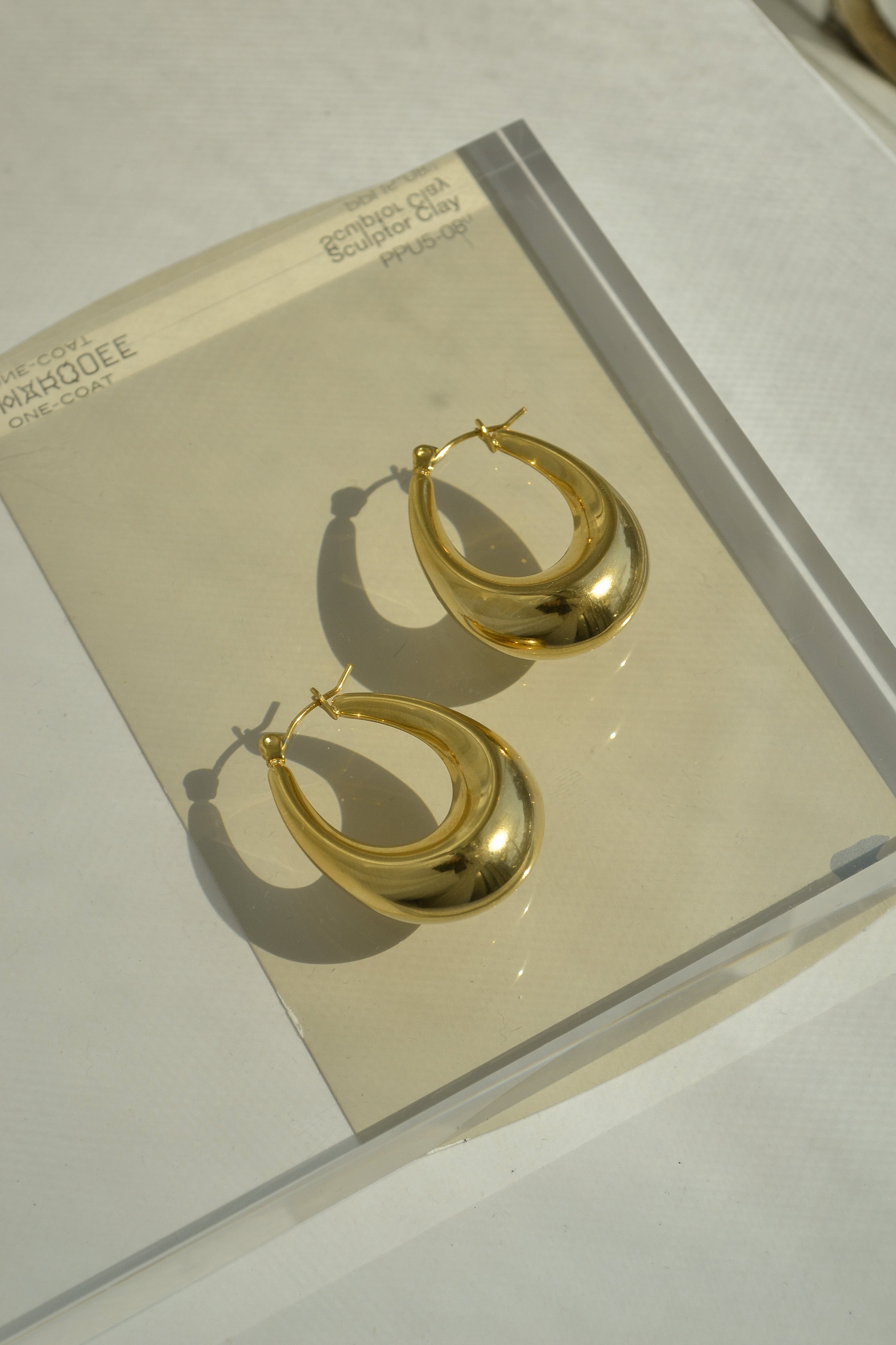 Oval Hoop Earrings