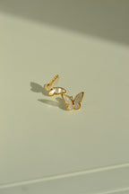 Mother of Pearl Butterfly Studs