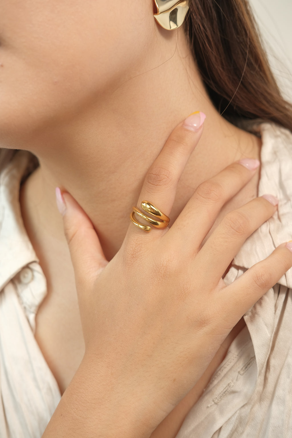 3 Layers Snake Ring