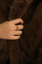 Baguette Tiger's Eye Ring