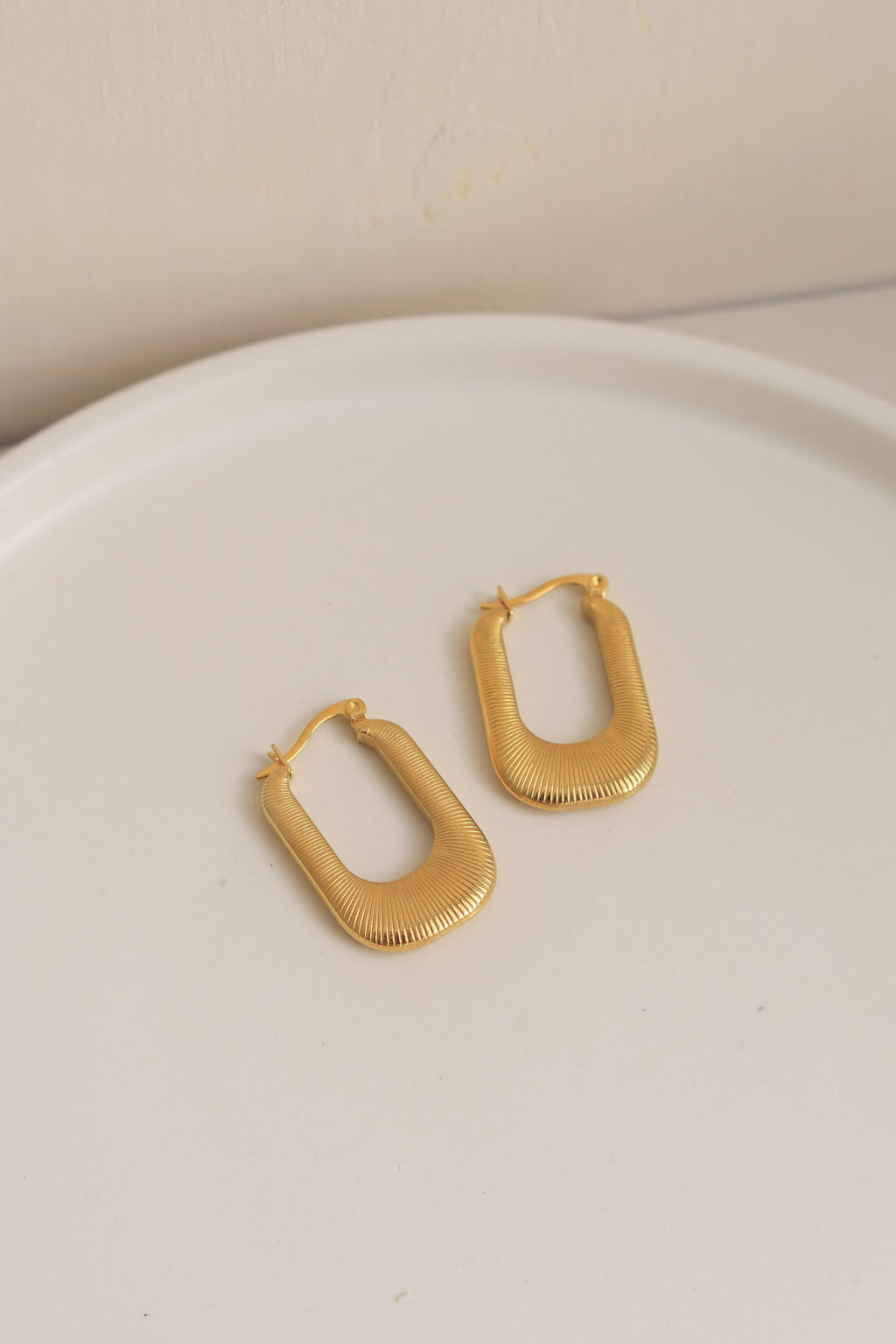 Rectangular Chunky Hoops