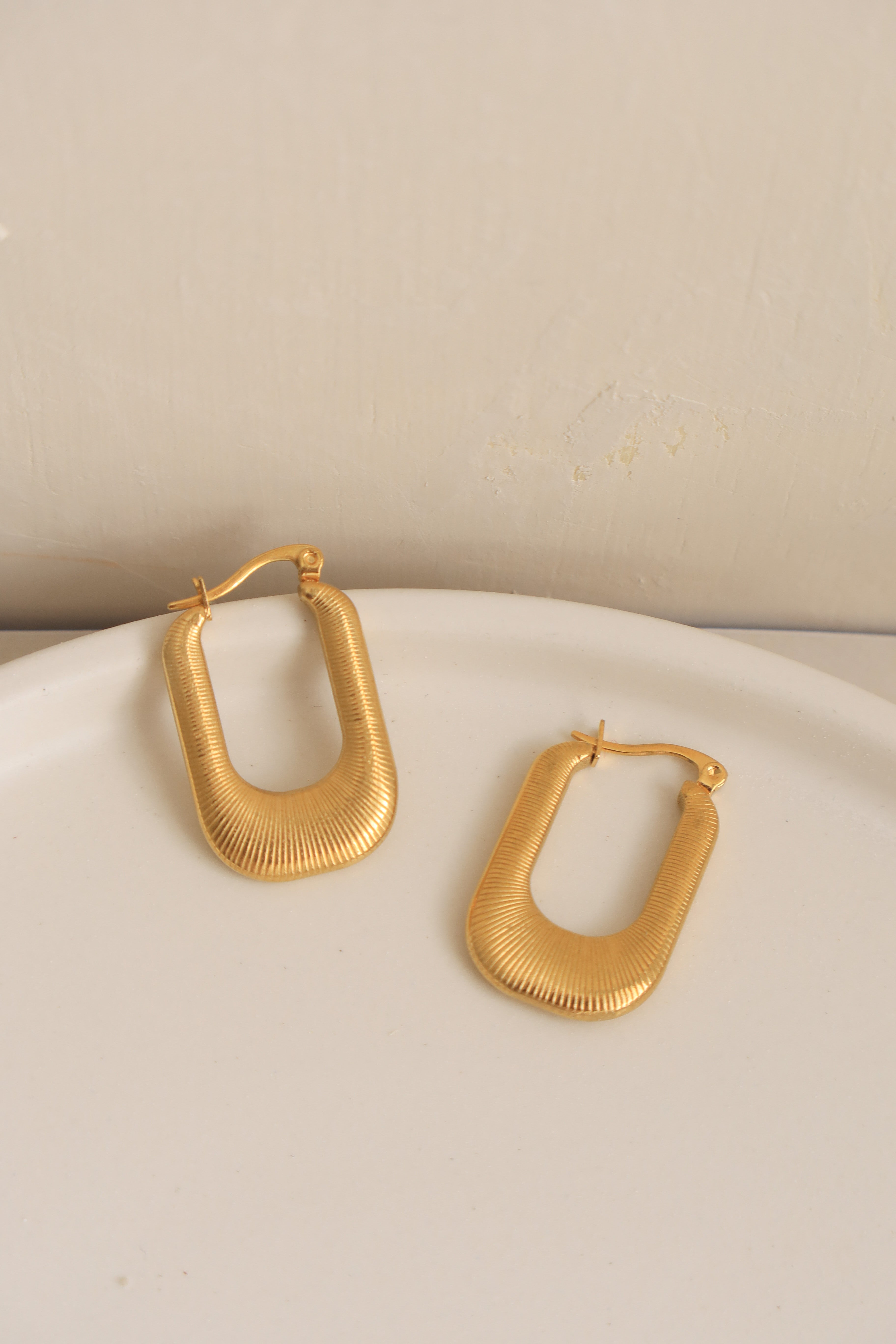 Rectangular Chunky Hoops