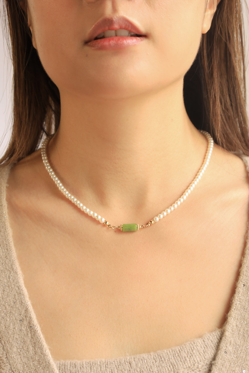 Pearl & Crystal Necklace