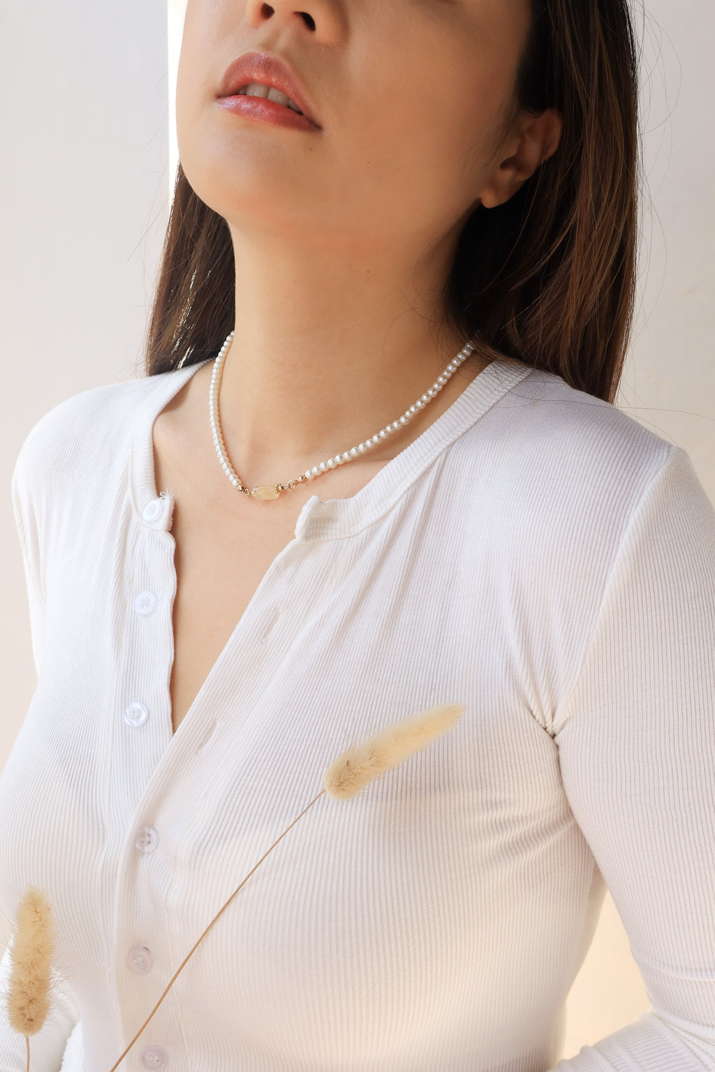 Pearl & Crystal Necklace