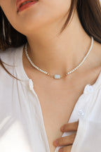 Pearl & Crystal Necklace
