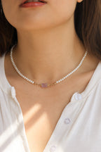 Pearl & Crystal Necklace