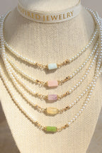 Pearl & Crystal Necklace