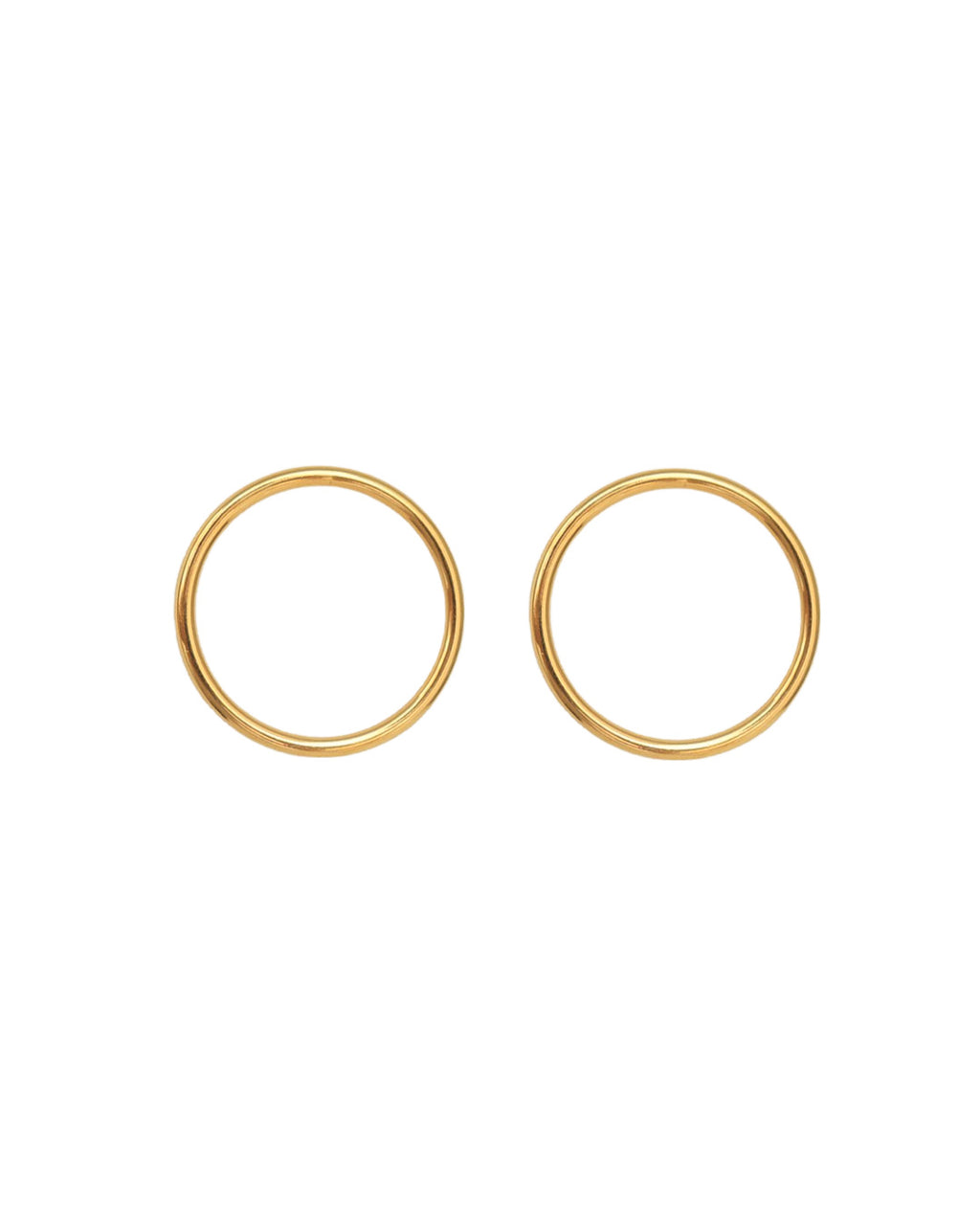 Large Circle Studs