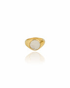 Round Mother of Pearl Ring