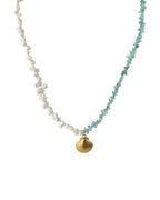 Aqua Beaded Necklace