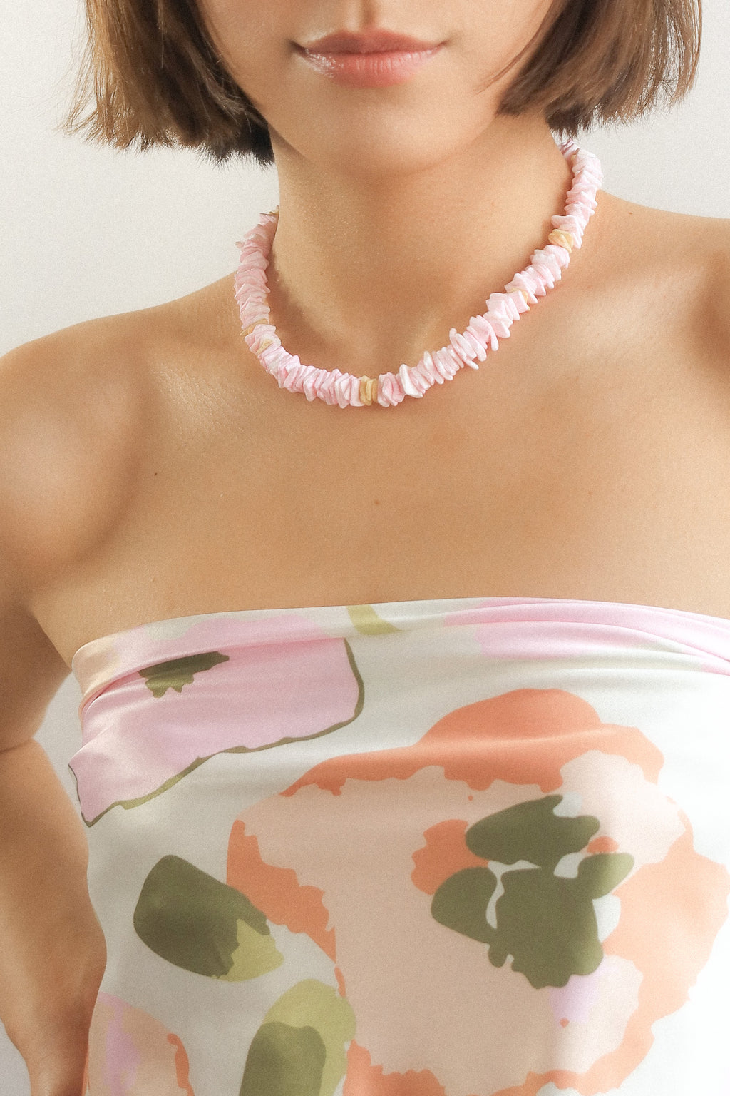 Baby Pink Shell Necklace