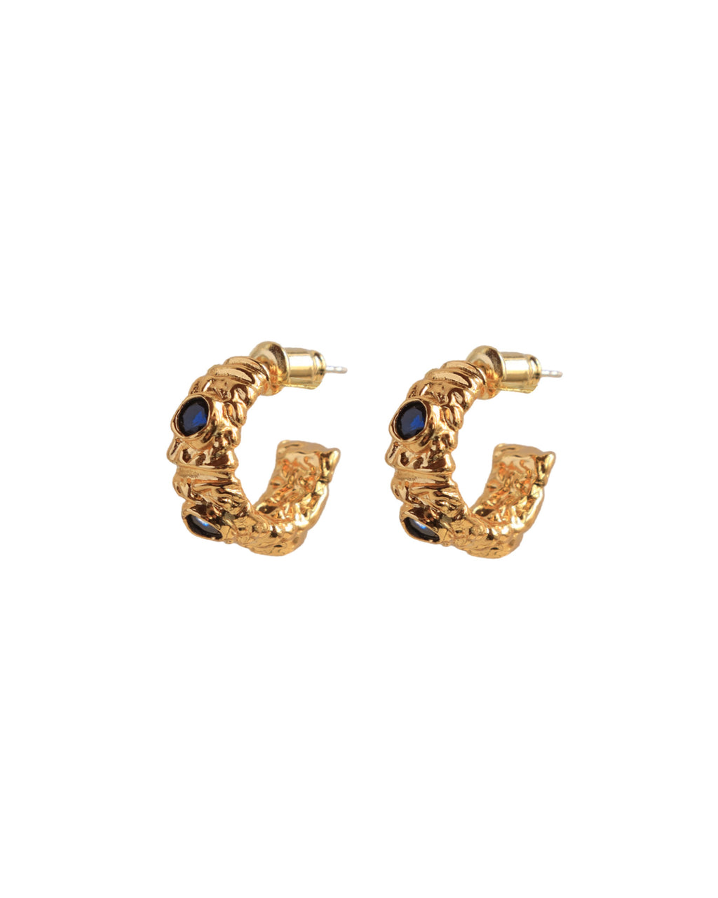 Mini Sapphire Hoops