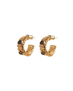 Mini Sapphire Hoops