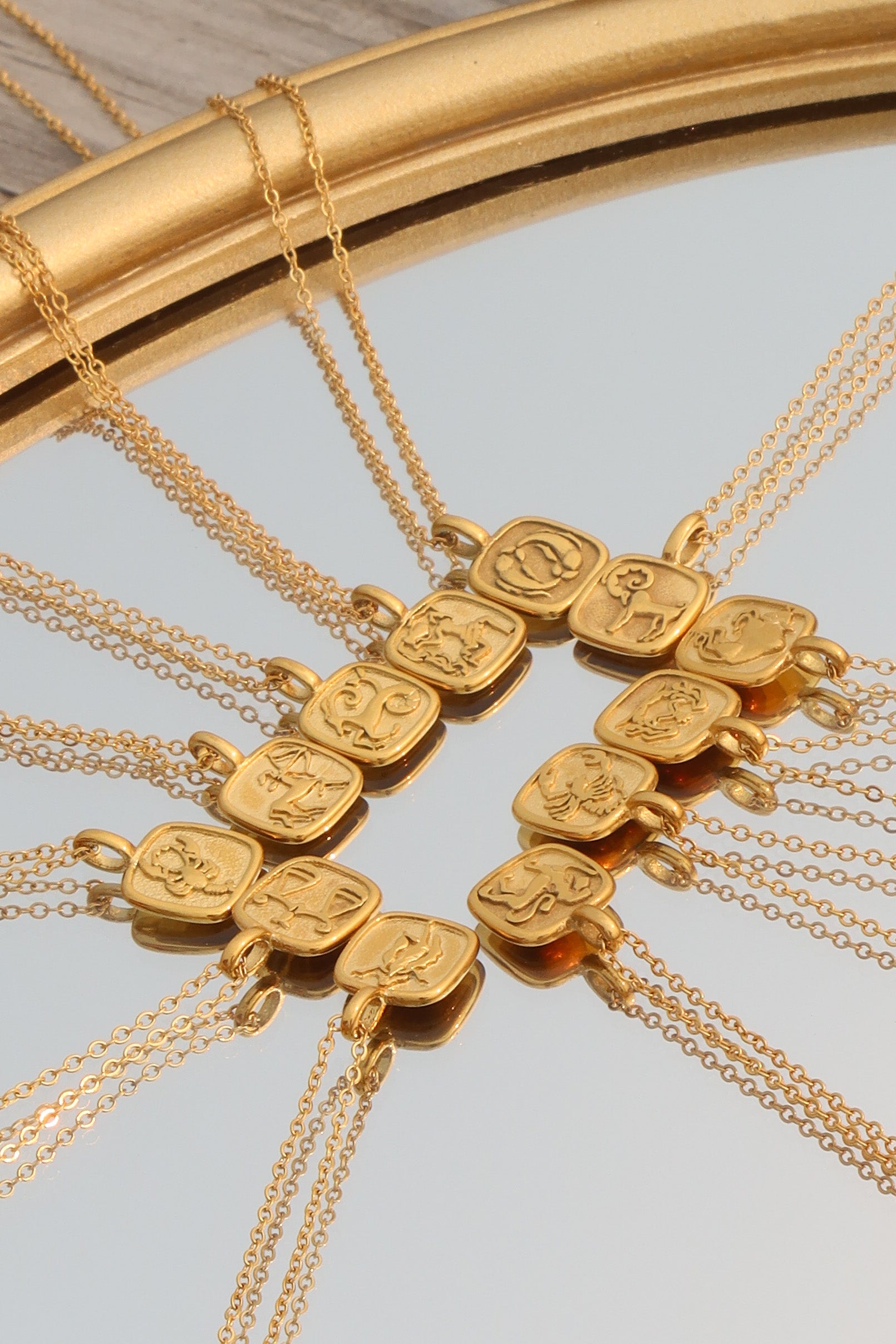 Zodiac Pendant Personalise Necklace