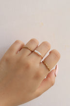 Baroque Pearl Beaded Ring