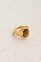 Oval Tiger Eye Ring