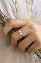 Baroque Pearl Beaded Ring