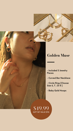 Golden Muse Jewelry Set
